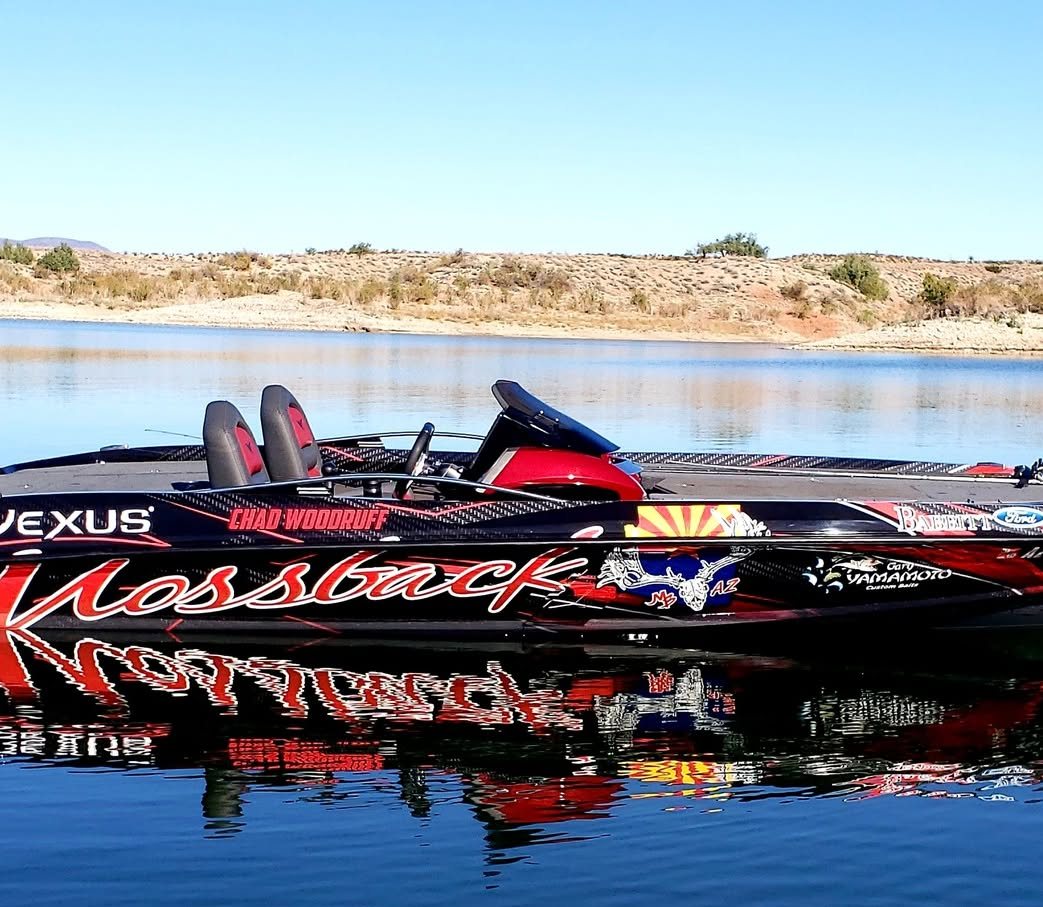 Mossback Bass Boat — Boat Wrap by A&M Graphics