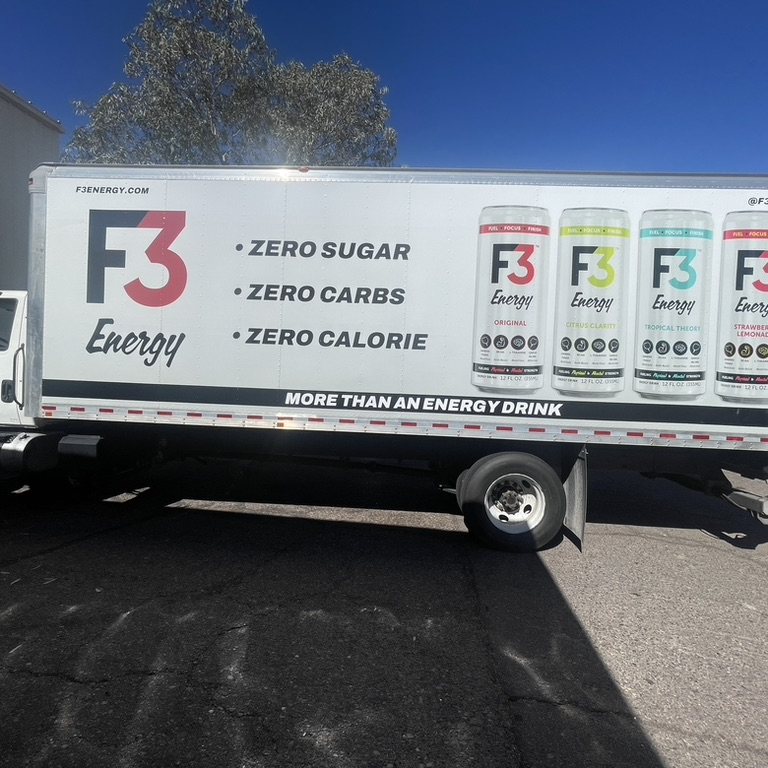 F3 Energy — Box Truck Wrap by A&M Graphics