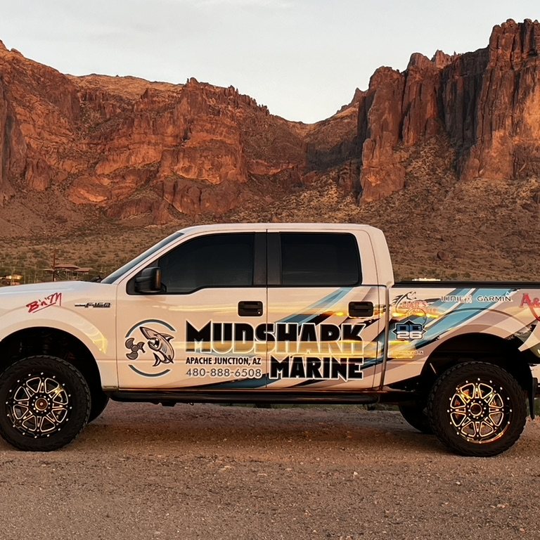 Mudshark Marine — Truck Wrap by A&M Graphics